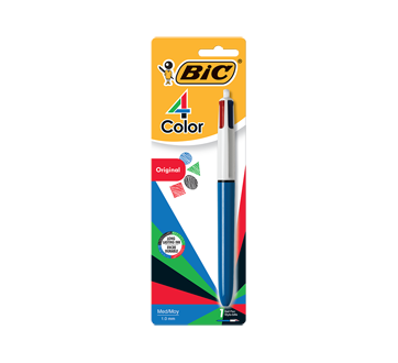 Image of product Bic - 4 Color Ball Pen Medium 1.0 mm, 1 unit