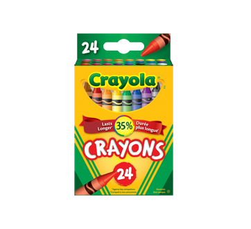 Wax Crayons, 24 units