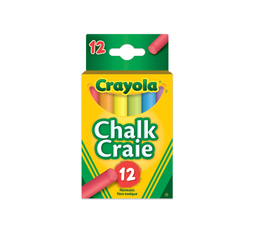Image of product Crayola - Coloured Chalk, 12 units