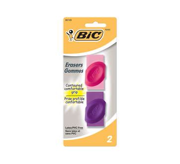 Image of product Bic - Erasers, 2 units