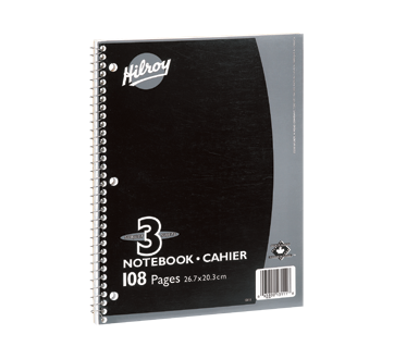 Image 1 of product Hilroy - Notebook 3 Subjects, 1 unit