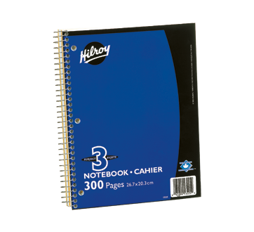 Image of product Hilroy - 3-Subject Notebook Ruled, 1 unit