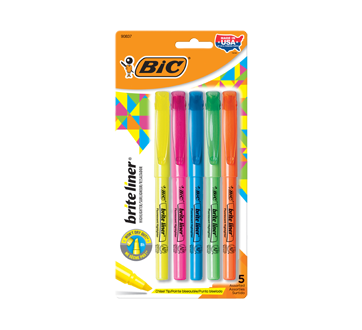 Image 1 of product Bic - Brite Liner Highlighters, 5 units