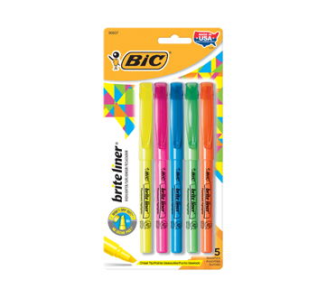 Image 2 of product Bic - Brite Liner Highlighters, 5 units