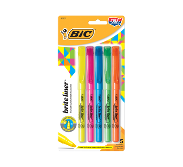 Image 2 of product Bic - Brite Liner Highlighters, 5 units