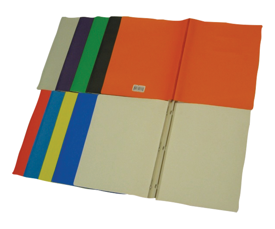 Report Cover with Three Prongs, 1 unit, Red First Class Binding and