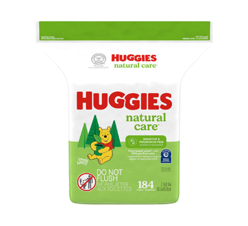 Image of product Huggies - Natural Care Wipes, 184 units, Unscented