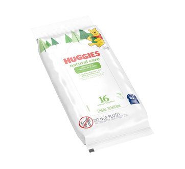 Image 2 of product Huggies - Natural Care Sensitive Baby Wipes, Scented, 16 units
