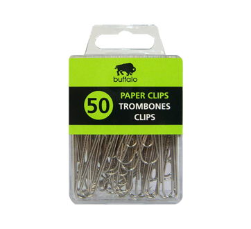 Image of product Buffalo - Paper Clips 50 mm, 50 units