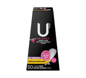 Image of product U by Kotex - Kotex U Barely There Liners For Thong