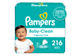 Thumbnail of product Pampers - Baby Wipes Complete Clean Unscented 3X Pop-Top, 216 units