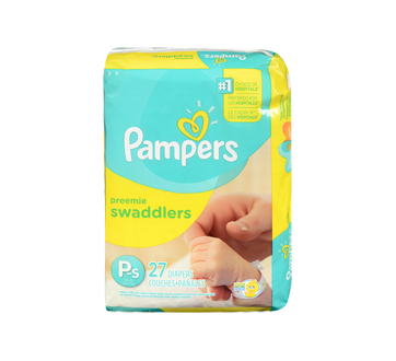 Image 1 of product Pampers - Swaddlers Diapers, 27 units, Size S, Jumbo Pack