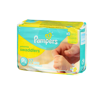Image 2 of product Pampers - Swaddlers Diapers, 27 units, Size S, Jumbo Pack