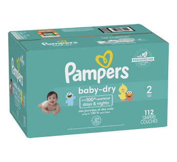 Pampers Baby Dry 12H Couches Taille 3 34uts