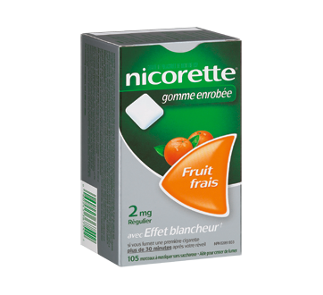 Image 1 of product Nicorette - Nicorette Gum, 105 units, 2 mg, Fresh Fruit
