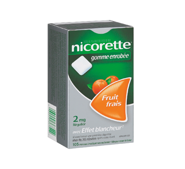 Image 2 of product Nicorette - Nicorette Gum, 105 units, 2 mg, Fresh Fruit