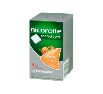 Image 1 of product Nicorette - Nicorette Gum, 105 units, 4 mg, Fresh Fruit