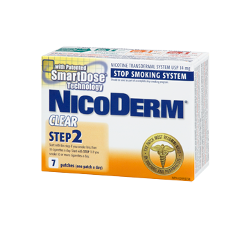 Image 1 of product Nicoderm - Nicoderm Clear Step 2 Patches 14 mg, 7 units