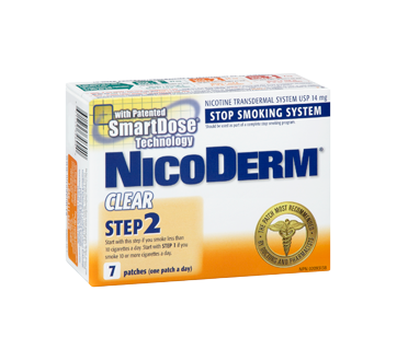 Image 2 of product Nicoderm - Nicoderm Clear Step 2 Patches 14 mg, 7 units