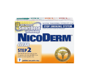 Image 3 of product Nicoderm - Nicoderm Clear Step 2 Patches 14 mg, 7 units