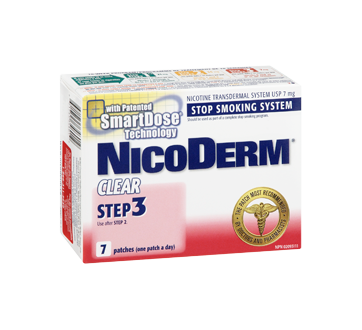 Image 2 of product Nicoderm - Nicoderm Clear Step 3 Patches 7 mg, 7 units