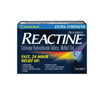 Image of product Reactine - Reactine Extra Strength Tablets, 10 units