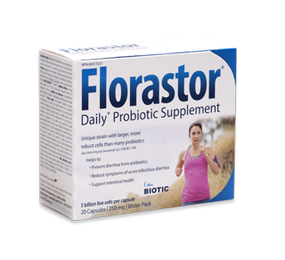 Florastor Daily Probiotic Supplement Gelcaps, 20 units – Florastor : Probiotics