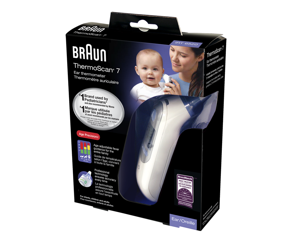 ThermoScan 7 Ear Thermometer, 1 unit Braun Thermometer Jean Coutu