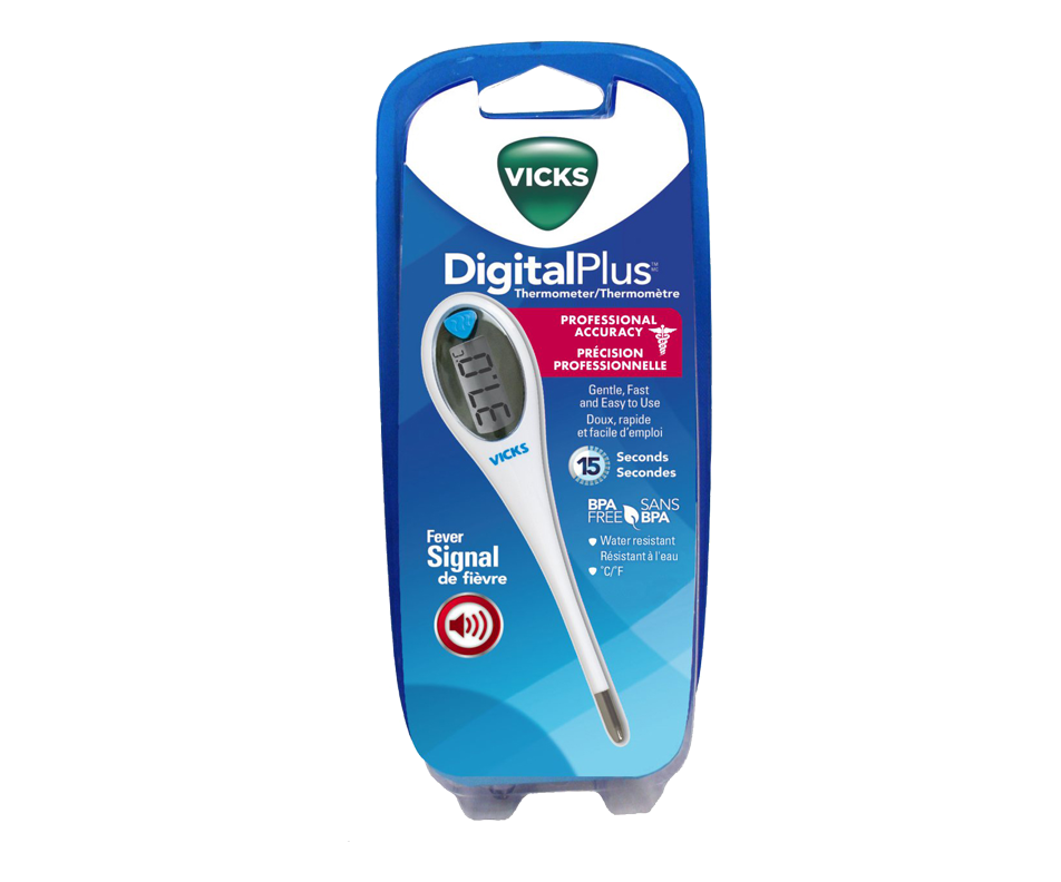 Digital Plus Thermometer Vicks Thermometer Jean Coutu