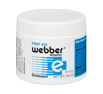 webber vitamin e ointment on face