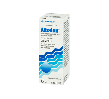 Image 1 of product Allergan - Albalon Decongestant Ophtalmic Solution, 15 ml 
