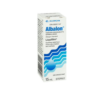 Image 2 of product Allergan - Albalon Decongestant Ophtalmic Solution, 15 ml 