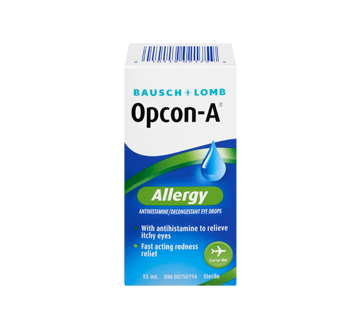 Image 3 of product Bausch and Lomb - Opcon A Allergies, 15 ml
