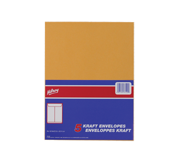 Kraft Envelopes, 9 x 12 in., 5 units