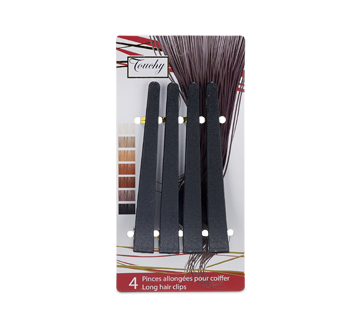 Long Hairdressing Clips, 4 units