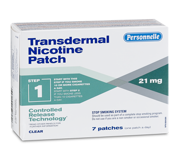 Image of product Personnelle - Transdermal Nicotine Patch, 21 mg, Step 1, 7 units