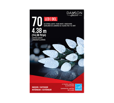C6 Lights LED/DEL, 70 units, Pure White