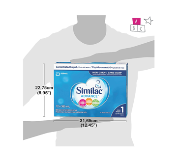 Image 9 of product Similac - Step 1 Milk-Based Iron Fortified Infant Formula, 12 x 385 ml