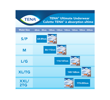 Image 4 of product Tena - Unisex Incontinence Underwear Ultimate Absorbency, 11 units, Extra Large