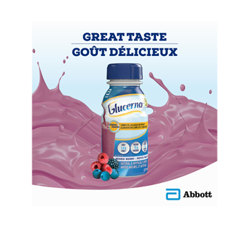 Image 5 of product Glucerna - Meal Replacement for People with Diabetes, 6 x 237 ml, Mixed berry