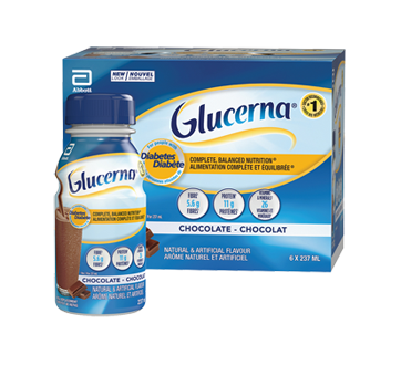Meal Replacement for People with Diabetes, 6 x 237 ml, Chocolate