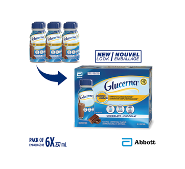 Image 2 of product Glucerna - Meal Replacement for People with Diabetes, 6 x 237 ml, Chocolate