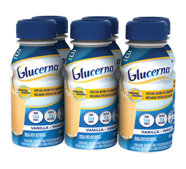 Meal Replacement for People with Diabetes, 6 x 237 ml, Vanilla