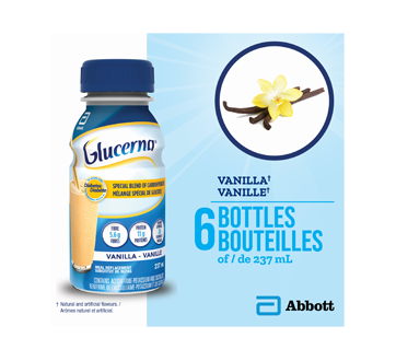 Image 3 of product Glucerna - Meal Replacement for People with Diabetes, 6 x 237 ml, Vanilla