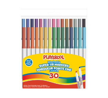 Image of product Playskool - Supertip Markers, 30 units