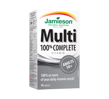 Image 2 of product Jamieson - 100% Complete Multivitamin for Adults 50+, 90 units