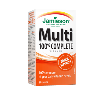 Image 2 of product Jamieson - 100% Complete Multivitamin Max Strength, 90 units