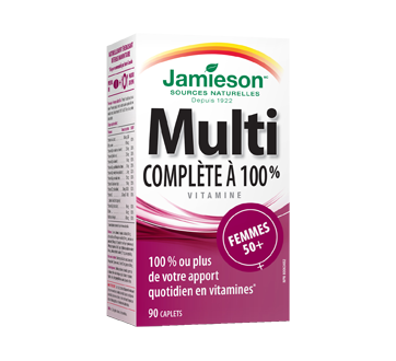 Image 2 of product Jamieson - 100% Complete Multivitamin for Women 50+, 90 units
