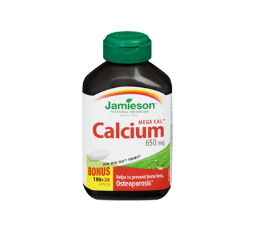 Image 3 of product Jamieson - Mega Cal<sup>&trade;</sup> Calcium 650 mg, 100+20 units