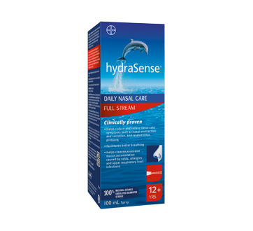 Image of product HydraSense - 100% Natural-Source Undiluted Seawater Sterile Daily Nasal Care, Full Stream , 100 ml